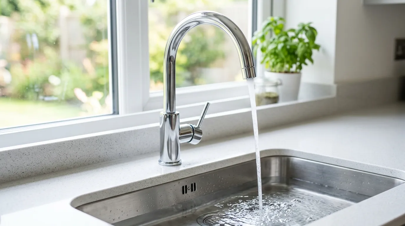 Local Plumbing Master Pros same day plumber fixing a faucet in Marion Heights, PA